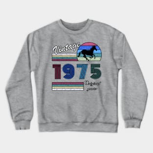 45 Years Old - Made in 1975 - 45th Birthday Men Women Crewneck Sweatshirt